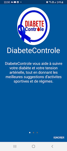 Android application DiabeteControle screenshort