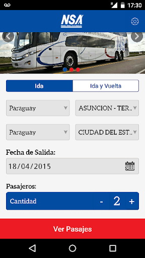 NSA Viajes Screen 3
