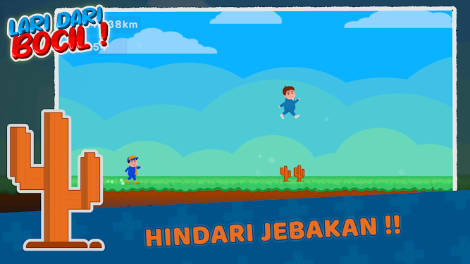 #3. Lari Dari Bocil ! (Android) By: doodev