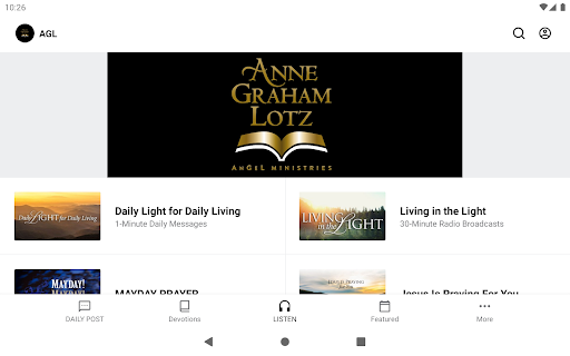 Screenshot of Anne Graham Lotz