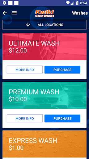 Kwiki Car Wash Screen 3