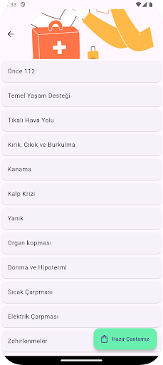 İlk Yardım ekran görüntüsü