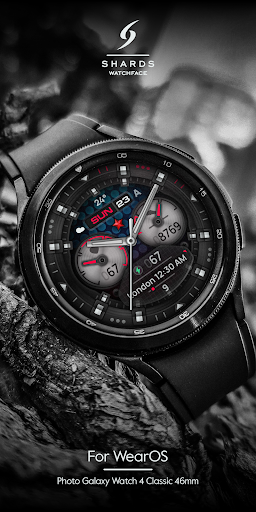 SH015 Watch Face, WearOS watch Screen 2