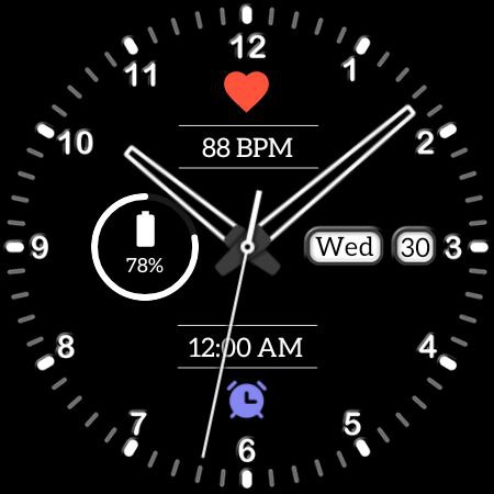 Lenonight - watch face screenshot 20