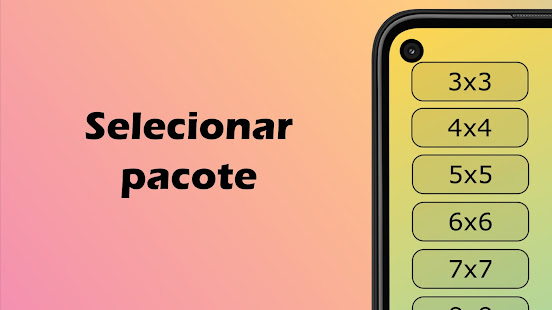 Visualização do aplicativo