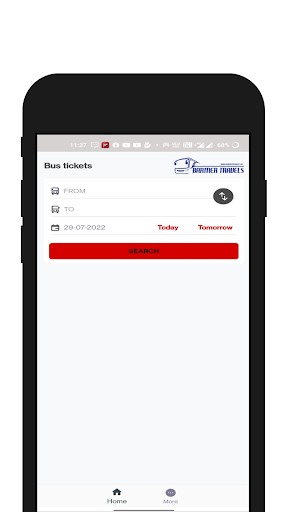 Barmer Travels Screen 2