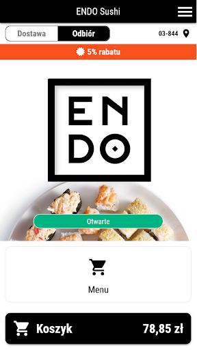 Android application ENDO Sushi screenshort