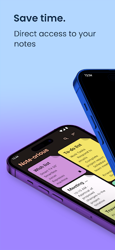 Android application Note-orious screenshort