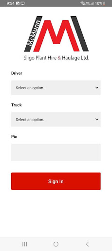 Android application Sligo Plant Hire & Haulage Ltd screenshort