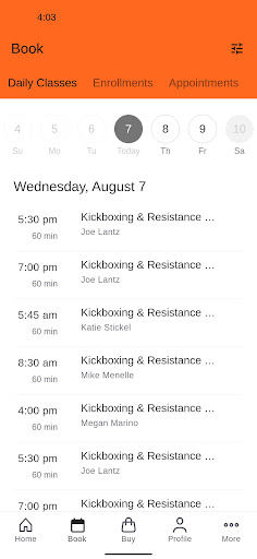 Joe Lantzs Fitness Kickboxing Screen 2