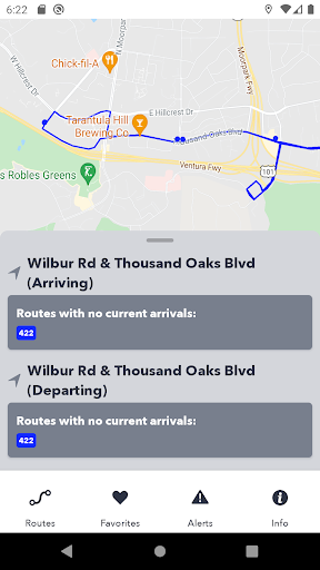 Android application LA Bus screenshort