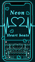 screenshot of Neon Heart Love Theme
