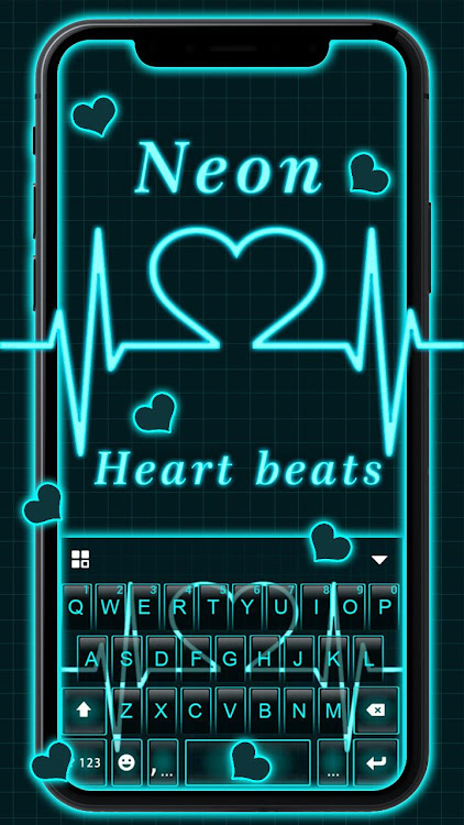Neon Heart Love Theme - 8.5.1_0221 - (Android)