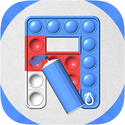 Pop It Fidget Paint Puzzle! Mod Apk