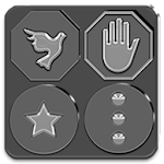 Cover Image of Tải xuống Silver and Grey Icon Pack 2.9 APK