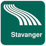 Stavanger Map offline icon