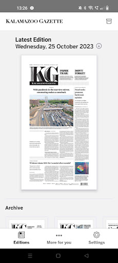 Android application Kalamazoo Gazette screenshort