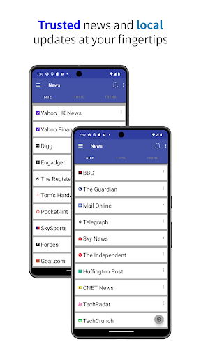Aperçu de l'application