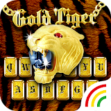 Gold Tiger Keyboard Theme icon