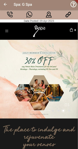 Share Spa Screen 2