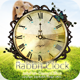 森ガールウサギちゃんアナログ時計ウィジェット icon