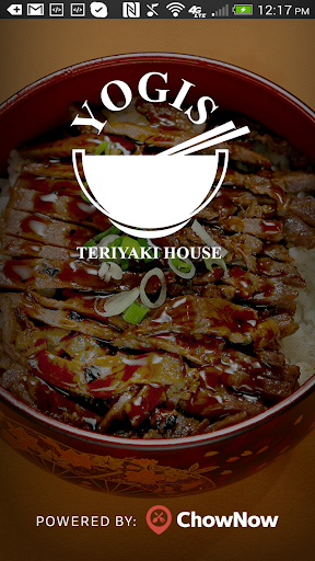 Android application yogis teriyaki house screenshort