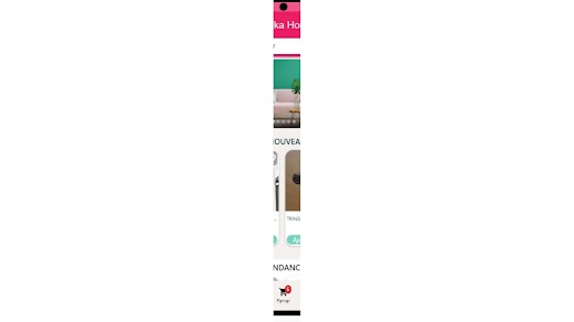 Android application malikahome screenshot