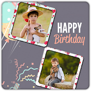 Birthday Photo Collage Maker  Icon