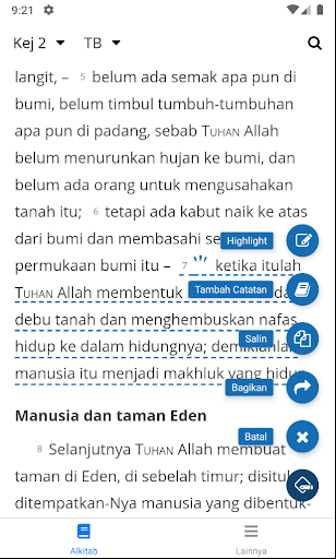 Alkitab Digital LAI Screen 2
