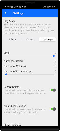 Codebreaker logic puzzle game Screen 3