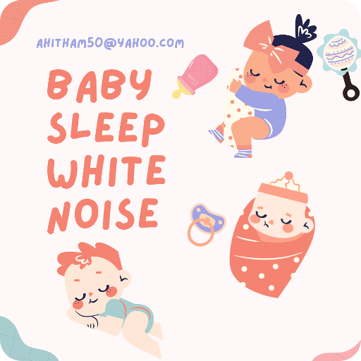 Baby sleep. white Noise logo