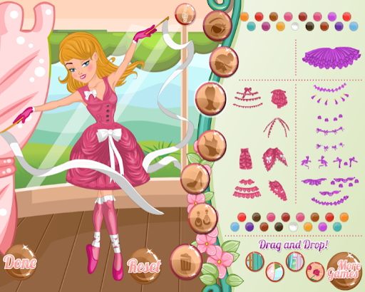 Android application Ballerina Pretty Girl Dress up screenshort
