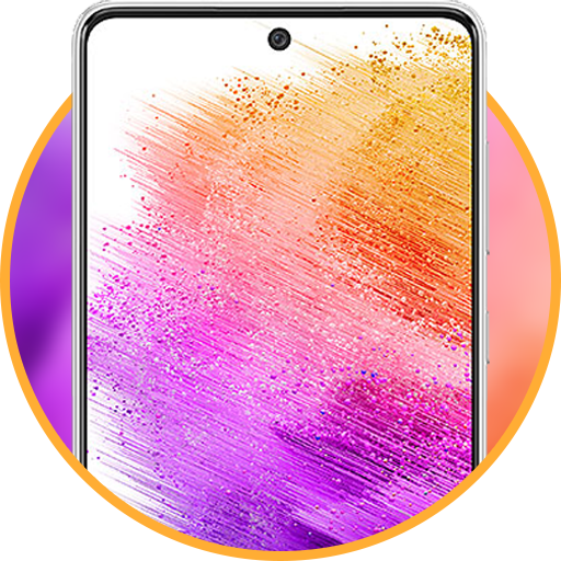 Theme of Samsung Galaxy A73 5G logo