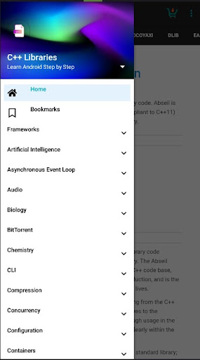 Screenshot of C++ Libraries and Compiler