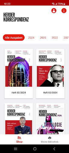 Android application Herder Korrespondenz screenshort