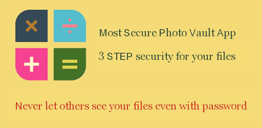 Calculator Photo Vault