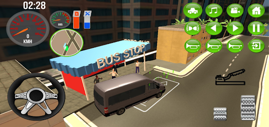 City Big Van Driving Simulator