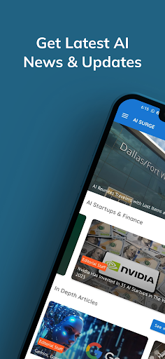 Android application AI Surge - AI News and Updates screenshort