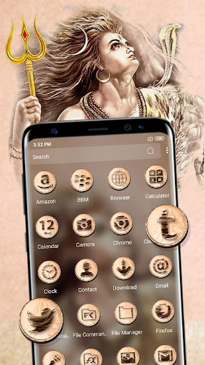 Lord Shiv Ji Launcher Theme Screen 2