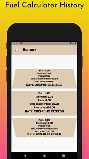 Simple Fuel Calculator Screenshot 4 - AppWisp.com