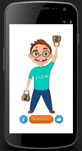 Android application Math brain screenshort