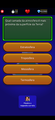 Visualização do aplicativo