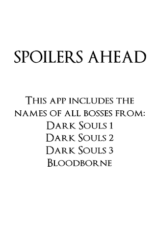 SoulsBorne Boss Ranker