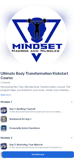 Ultimate Body Transformation Screen 3