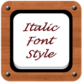 Italic Font Style icon