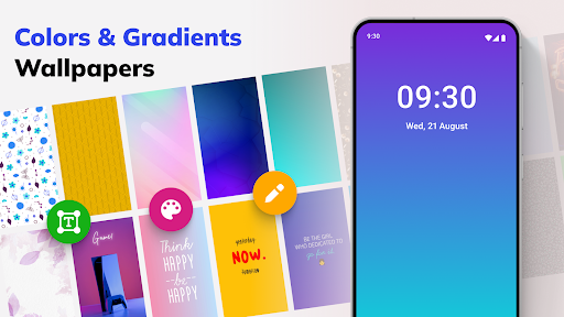 Screenshot of Pure Solid Color Wallpapers