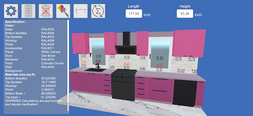 Kitchen Editor Line screenshot 10