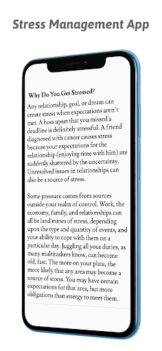 Android application Stress Management Guide screenshort