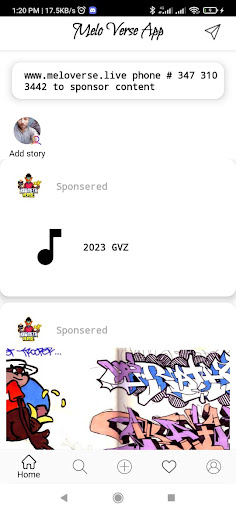 Android application Melo Verse APP screenshort