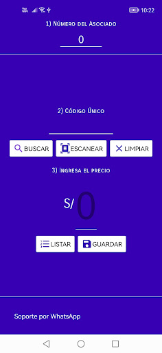 Android application BarPrecios screenshort